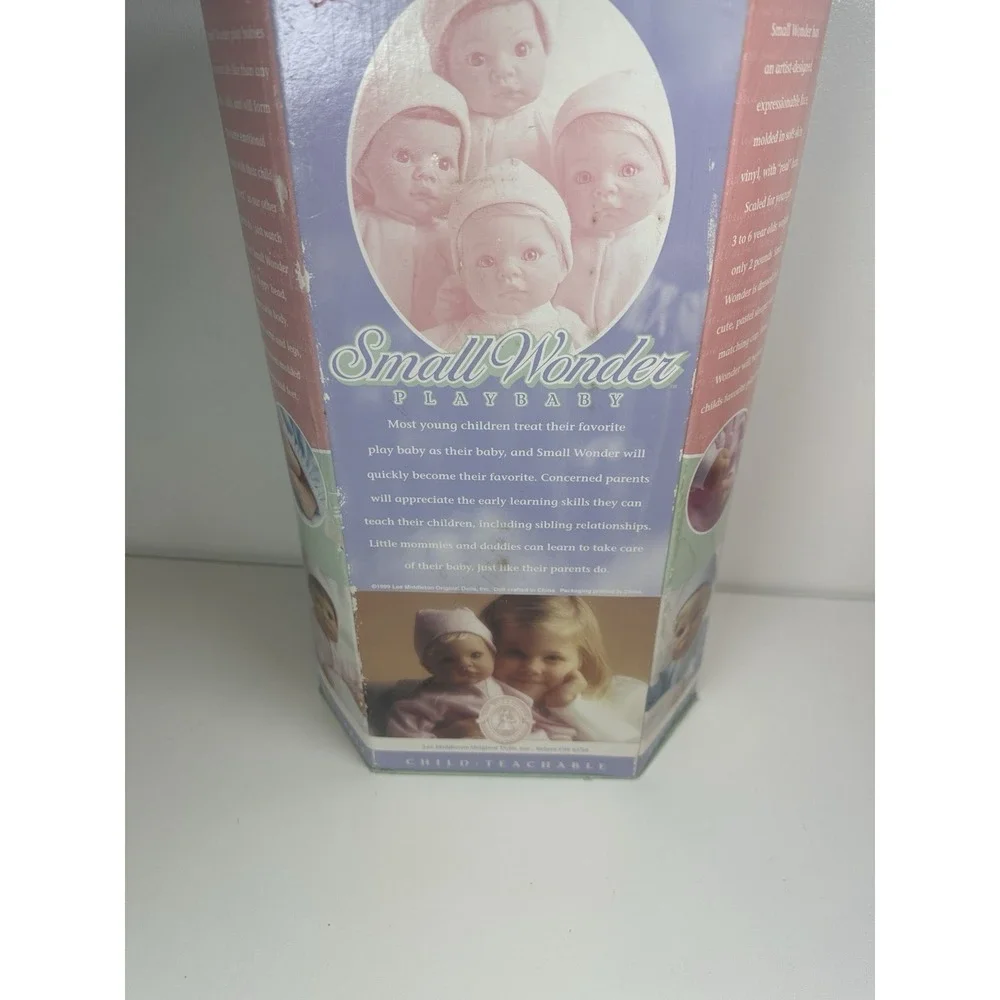 1989 Lee Middleton Small Wonder Playbaby 17in Artist Doll Original Box Vintage